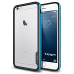 Spigen iPhone 6 Case Neo Hybrid EX Metal Alminyum ereve-Metallic Blue