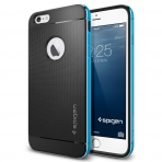 Spigen iPhone 6 Plus Case Neo Hybrid Metal Klf-Metallic Blue