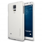 Spigen Galaxy Note 4 Case Thin Fit Klf Kapak-Shimmery White