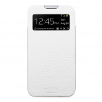 Spigen  Galaxy S4 Crumena View Genuine Leather Case-White