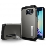 Spigen Galaxy S6 Edge Case Tough Armor-Gun Metal