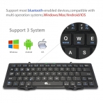 1byone Bluetooth Katlanabilir Klavye-Black