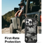 Ringke Fusion-X Serisi Apple iPhone 15 Pro Max Klf-Camo Black