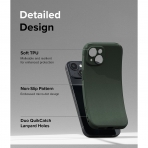 Ringke Onyx Serisi Apple iPhone 15 Plus Klf-Dark Green