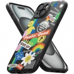 Ringke Onyx Design Serisi Apple iPhone 15 Klf-Sticker