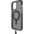 BodyGuardz Ace Pro Serisi Apple iPhone 15 Pro MagSafe Uyumlu Klf -Smoke Black