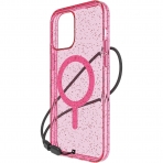 BodyGuardz Carve Serisi Apple iPhone 15 Pro effaf Klf-Pink Glitter