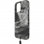 BodyGuardz Carve Marble Serisi Apple iPhone 15 Pro Klf(MIL-STD-810G)-Black