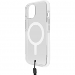 BodyGuardz Ace Pro Serisi Apple iPhone 15 Plus MagSafe Uyumlu Klf (MIL-STD-810G)-Clear White