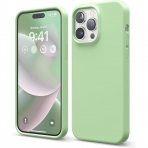 elago Apple iPhone 15 Pro Silikon Klf-Pastel Green