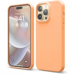 elago Apple iPhone 15 Pro Silikon Klf-Orange