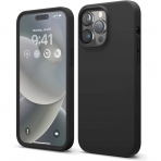 elago Apple iPhone 15 Pro Silikon Klf-Black