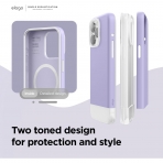 elago Apple iPhone 15 Pro Manyetik Klf-Purple