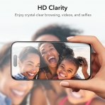 ESR Privacy Apple iPhone 15 Plus Temperli Cam Ekran ve Kamera Koruyucu Seti(4 Adet)