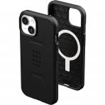 UAG Civilian Serisi Apple iPhone 15 Plus Darbeye Dayankl nce Klf (MIL-STD-810G)-Black