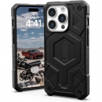 UAG Monarch Pro Serisi iPhone 15 Pro Max MagSafe Uyumlu Darbeye Dayankl Klf (MIL-STD-810G)-Black