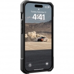 UAG Monarch Serisi Apple iPhone 15 Pro Max Darbeye Dayankl Bumper Klf (MIL-STD-810G)-Kevlar Black