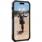 UAG Pathfinder Serisi Apple iPhone 15 Pro Max Darbeye Dayankl Klf (MIL-STD-810G)-Ice Silver