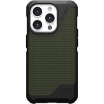 UAG Metropolis Serisi Apple iPhone 15 Pro Max Darbeye Dayankl Czdan Klf (MIL-STD-810G)-Kevlar Olive