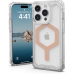 UAG Plyo Serisi Apple iPhone 15 Pro Max Manyetik Klf (MIL-STD-810G)-Ice Rose Gold