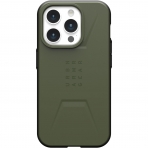 UAG Civilian Serisi Apple iPhone 15 Pro Max Darbeye Dayankl nce Klf (MIL-STD-810G)-Olive Drab