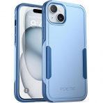 Poetic Neon Serisi Apple iPhone 15 Plus Darbeye Dayankl Koruyucu Klf-Sky Blue