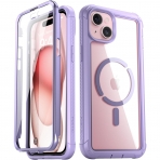 Poetic Guardian MagPro Serisi Apple iPhone 15 Plus Klf -Purple