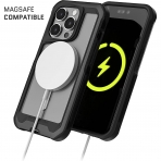 Ghostek Atomic Slim Serisi iPhone 15 Klf (MIL-STD-810G)-Silver