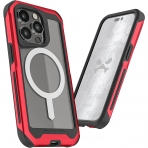 Ghostek Atomic Slim Serisi iPhone 15 Klf (MIL-STD-810G)-Red