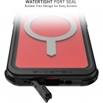 Ghostek Nautical Apple Serisi iPhone 15 Plus Su Geirmez Klf (MIL-STD-810G)-Clear