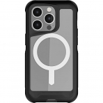 Ghostek Atomic Slim Serisi iPhone 15 Pro Klf (MIL-STD-810G)-Silver