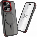 Ghostek Covert Serisi Apple iPhone 15 Pro Max Klf (MIL-STD-810G)-Smoke