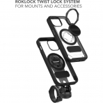 Rokform Rugged Serisi iPhone 15 Plus Manyetik Klf (MIL-STD-810G)-Clear