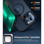 TORRAS Apple iPhone 15 Pro Darbeye Dayankl MagSafe Uyumlu Klf-Black Titanium 