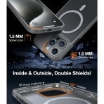 TORRAS Apple iPhone 15 Pro Max Darbeye Dayankl MagSafe Uyumlu Klf-Natural Titanium
