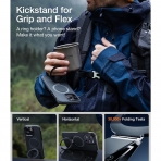 TORRAS Ostand Serisi Apple iPhone 15 Pro Max Standl Klf-Black