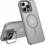 TORRAS Lstand Serisi Apple iPhone 15 Pro Max MagSafe Uyumlu Klf-Grey
