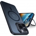 TORRAS Lstand Serisi Apple iPhone 15 Pro Max MagSafe Uyumlu Klf-Black