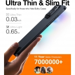 TORRAS OriginFit Serisi Apple iPhone 15 Pro Max Slim Fit Klf-Black