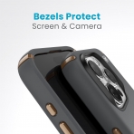 Speck Apple iPhone 15 Pro Max Presidio2 Pro Grip Serisi Klf (MIL-STD-810G)-Grey