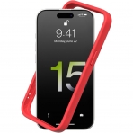 RhinoShield CrashGuard NX Apple iPhone 15 Plus Bumper Klf (MIL-STD-810G)-Red