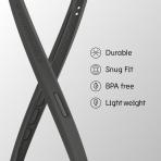 RhinoShield CrashGuard NX Apple iPhone 15 Pro Max Bumper Klf (MIL-STD-810G)-Lavender