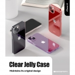 Goospery Pearl Jelly Serisi Apple iPhone 15 Klf-Clear