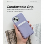 GOOSPERY Balance Fit Serisi Apple iPhone 15 Plus Czdan Klf -Purple
