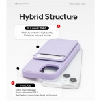 GOOSPERY Balance Fit Serisi Apple iPhone 15 Plus Czdan Klf -Purple