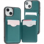 GOOSPERY Balance Fit Serisi Apple iPhone 15 Plus Czdan Klf -Green