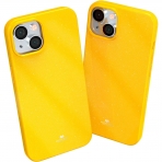 Goospery Pearl Jelly Serisi Apple iPhone 15 Plus Klf-Yellow