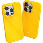 Goospery Pearl Jelly Serisi Apple iPhone 15 Pro Max Klf-Yellow
