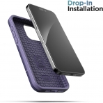 Encased Rebel Serisi Apple iPhone 15 Pro Max Klf-Purple