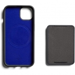 Bellroy Apple iPhone 15 Pro Max Czdan Deri Klf-Cobalt